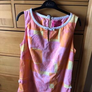 Lilly Pulitzer Ton O Squares Elephant Romper